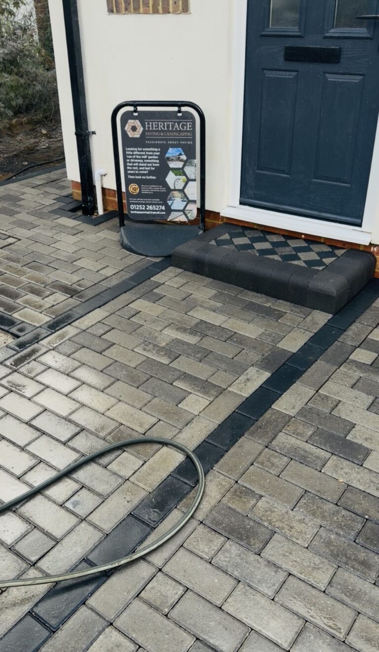 block paving driveway